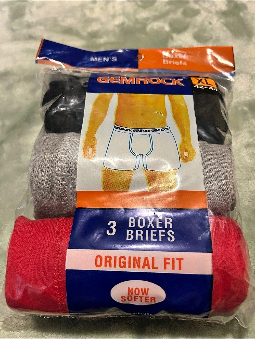 Gemrock Men's 3-Pack Boxer Briefs Original Fit XL